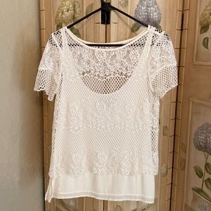 WHBM. Lace Tunic